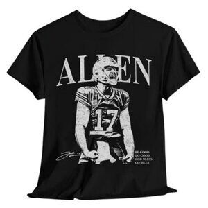Josh Allen Retro Football T-Shirt - Game Day Fans Tee